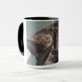Jouer Dave Black Ringer Mugs (Devant gauche)