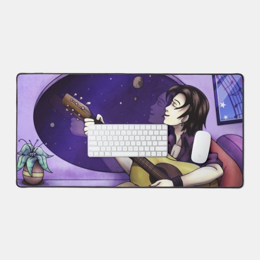 Jouer de la guitare dans l'espace (Clavier et souris)