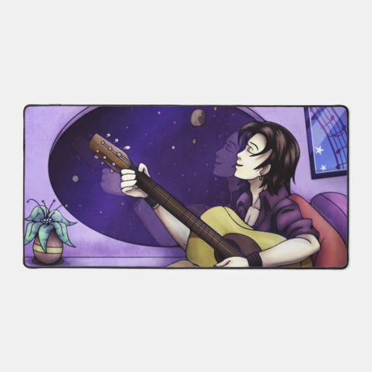 Jouer de la guitare dans l'espace (Recto)