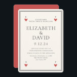 Jouer des cartes vintages coeurs Mariage simple<br><div class="desc">Jouer des cartes vintages coeurs Mariage simple</div>