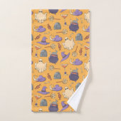 Jouer des fantômes d'Halloween et des sorcières Mo (Serviette à main)