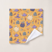 Jouer des fantômes d'Halloween et des sorcières Mo (Gant de toilette)