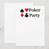 Jouer des symboles de cartes motif (Devant / Derrière)