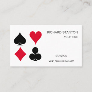 Jouer des symboles de cartes motif