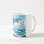 Jouer Dolphin Motif Mug (Devant droit)