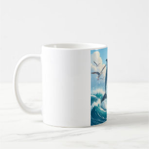 Jouer Dolphin Motif Mug