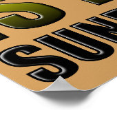 Jouer Est Mon Sunblock Drôle Poster Signe (Coin)