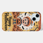 Jouer Happy Halloween Citrouille iPhone / coque ip (Verso (horizontal))