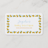 Jouer Jaune Duckies et Carte de visite de points b (Devant)