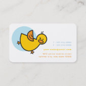 Jouer Jaune Duckies et Carte de visite de points b (Dos)