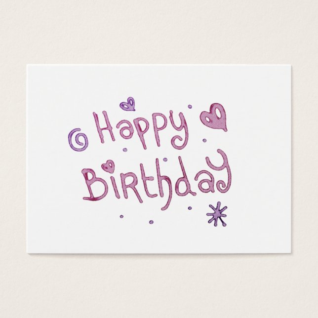Jouer Joyeux texte d'anniversaire (Devant)