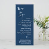 Jouer le noeud, Programme de mariage bleu de la Ma (Debout devant)