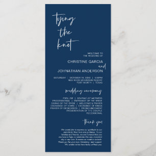 Jouer le noeud, Programme de mariage bleu de la Ma