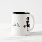 Jouer Mug noir pourpre (Devant droit)