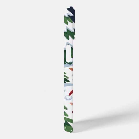 Jouer Noël Elfs Neige iPhone / coque ipad (Verso / Droite)