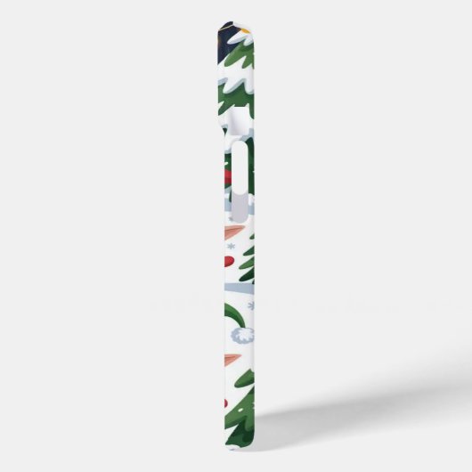 Jouer Noël Elfs Neige iPhone / coque ipad (Verso / Gauche)