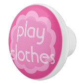 jouer organisation vêtements bouton fleur rose (Droite)