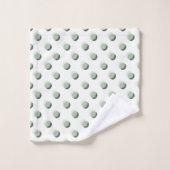Jouer Pois vert (Gant de toilette)