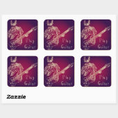 Jouer Stickers Guitare (Feuille)