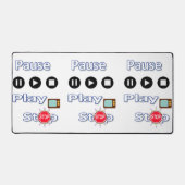 Jouer, suspendre et arrêter le chat de bureau (Recto)