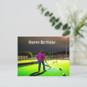 Jouer Twilight Lawn Bowls, Carte Postale Anniversa (Debout devant)