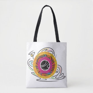 Jouer un Doodle Sac fourre-tout Abstrait - Sourire