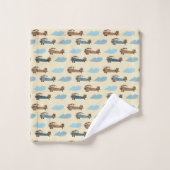 Jouet de serviettes Avion (Gant de toilette)