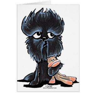 Jouet de singe d'Affenpinscher