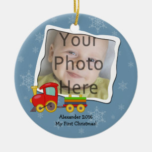 Jouet d'hiver Train Snowflakes Ornement de Noël