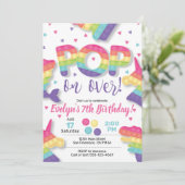 Jouet Fidget, Pop it, Invitation Fidget avec Pop I (Debout devant)