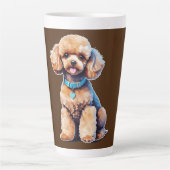 Jouet Poodle Latte Mug (Devant)