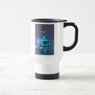 Jouet Robos sur la tasse d'attaque