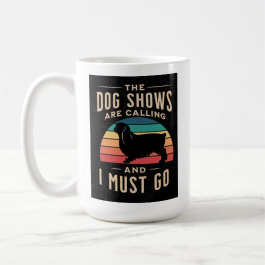Jouet Spaniel Chien Spectacles Appelent Mug (Gauche)