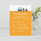 Jouet Train Transport Anniversaire Thème Carte d'i (Debout devant)