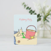 Jouets de fête de plage Invitation de fête d'anniv (Debout devant)
