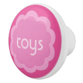 Jouets organisation bouton de fleur rose (Droite)