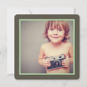 Jouets Retro Enfant Anniversaire Photo Invitation (Dos)