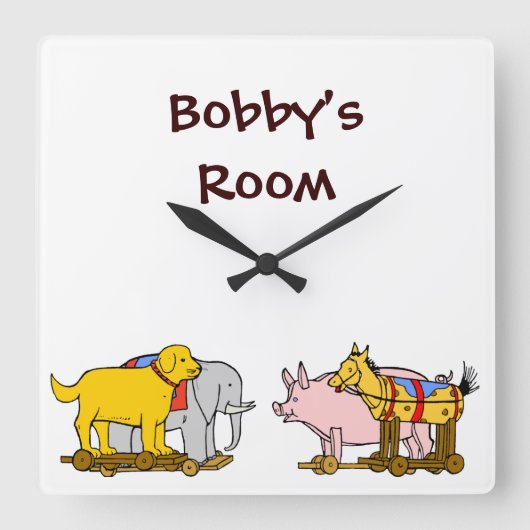 Jouets vintages Horloge personnalisée (Recto)