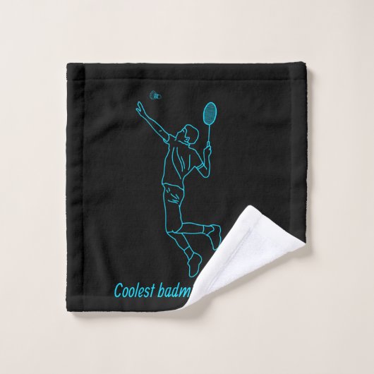 joueur de badminton le plus cool (Gant de toilette)