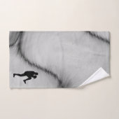 Joueur de base-ball Pitcher Windup (Serviette à main)