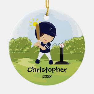 Joueur de baseball mignon Ornement de Noël