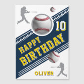 Joueur de baseball moderne Carte d'anniversaire à  (Devant)
