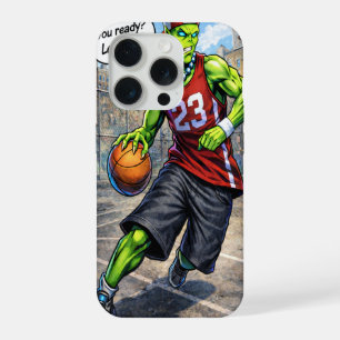 Joueur de basket-ball Alien Urbain - Illustration 