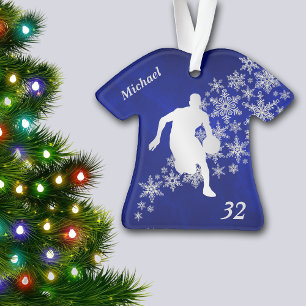 Joueur de basket-ball Blue Silver