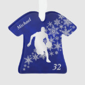 Joueur de basket-ball Blue Silver (devant)