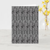 Joueur de basket-ball Graphisme Sports Carte d'ann (Fleur jaune)