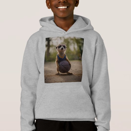 Joueur de basket-ball junior suricate, (Devant)