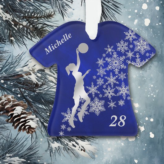 Joueur de basket-ball Silver Snowflake