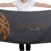 Joueur de basket Nom Numéro Entraîneur Serviette d