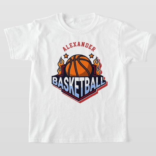Joueur de basket Personnaliser T-shirt (Poser)